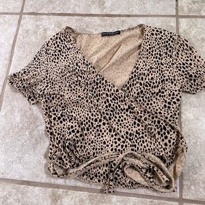Cheetah brandy top